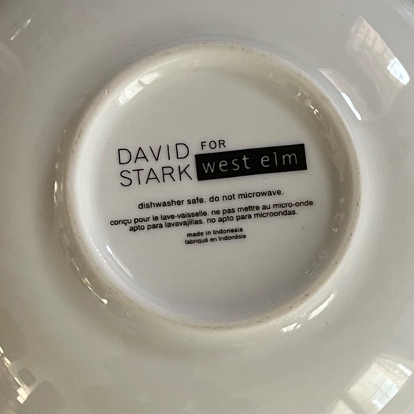 🌳WEST ELM🌳Designer David Stark West Elm Soup or Cereal Bowl/Replacement Bowl - Picture 5 of 6